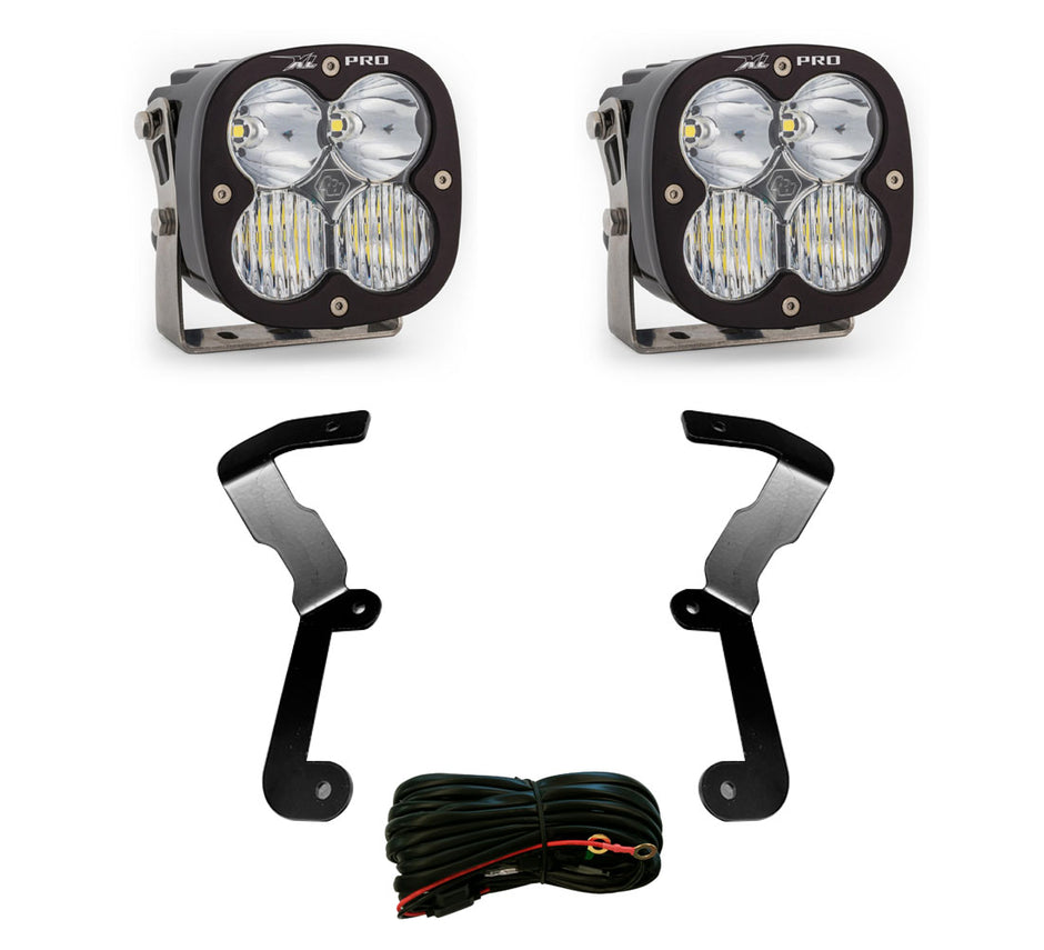XL Pro A-Pillar Kit - '19-22 Sierra 1500 (Driving/Combo; Clear)