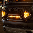S8 20 Inch Grille Kit - '19-24 1500 Rebel; '21-24 1500 TRX (Driving/Combo; Clear)