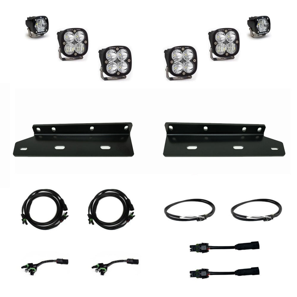 Squadron Sport/S1 Fog Pocket Kit - '21-26 F-150 Raptor (Multi-Pattern; Clear)