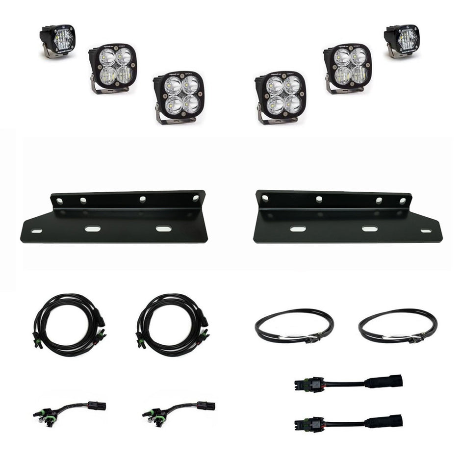 Squadron Sport/S1 Fog Pocket Kit - '21-26 F-150 Raptor (Multi-Pattern; Clear)