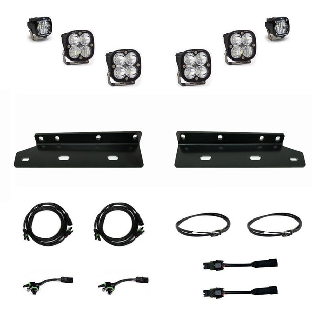 Squadron Sport/S1 Fog Pocket Kit - '21-26 F-150 Raptor (Multi-Pattern; Clear)