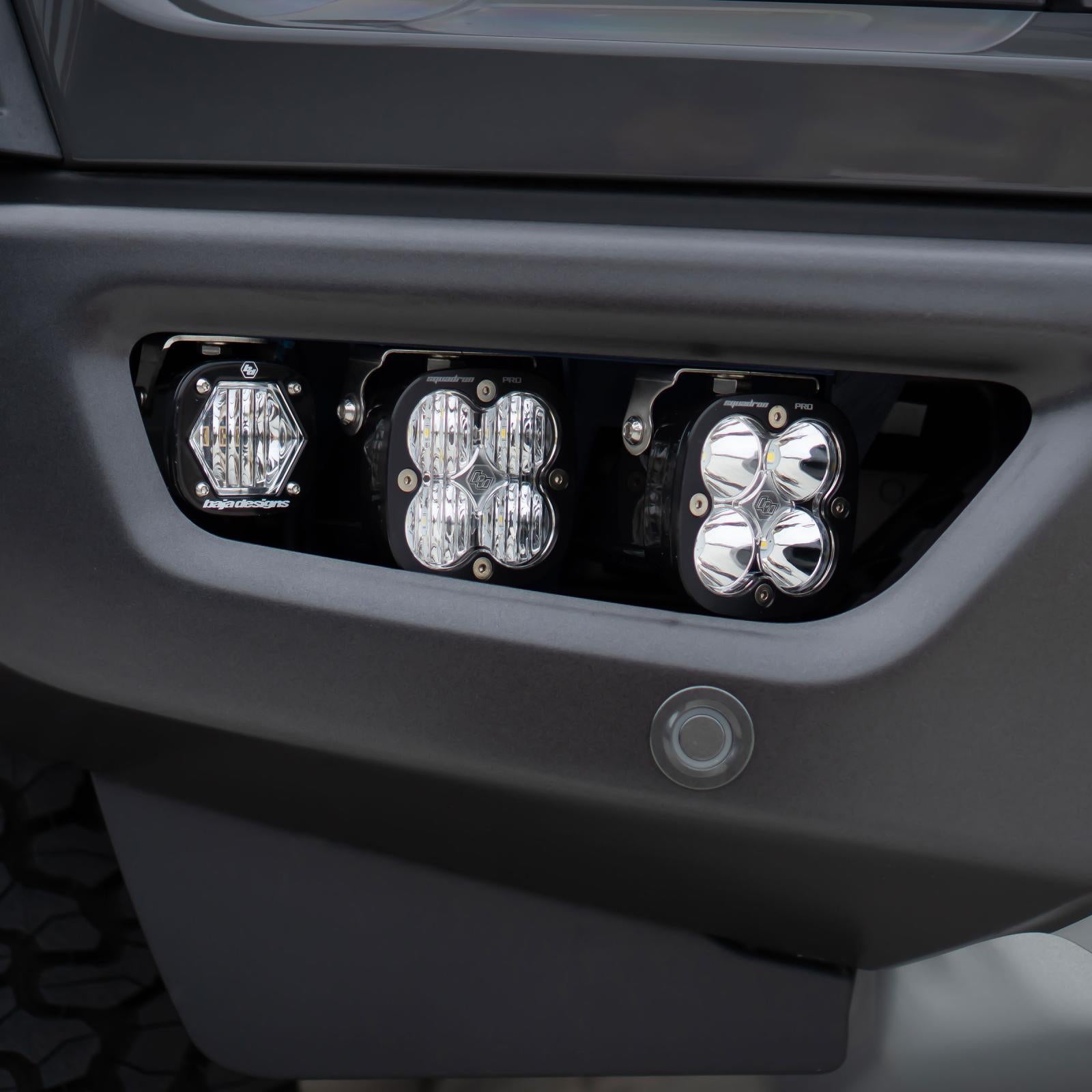 Squadron Sport/S1 Fog Pocket Kit - '21-26 F-150 Raptor (Multi-Pattern; Clear)