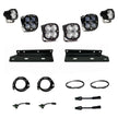Squadron SAE/S1 Fog Pocket Kit - '21-26 F-150 Raptor (SAE Fog; Clear)