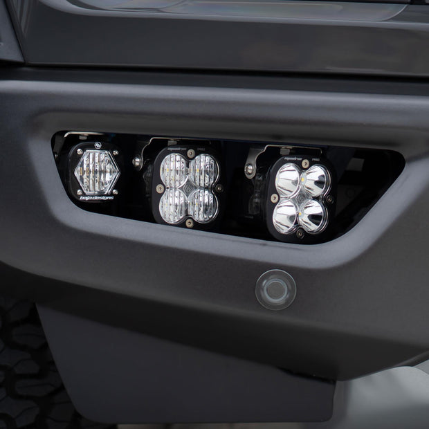 Squadron SAE/S1 Fog Pocket Kit - '21-26 F-150 Raptor (SAE Fog; Clear)