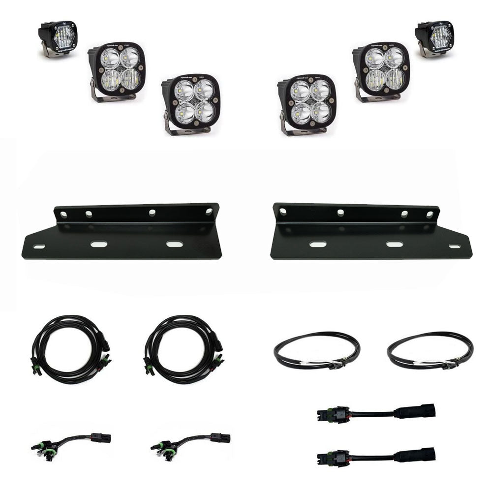 Squadron Pro/S1 Fog Pocket Kit - '21-26 F-150 Raptor (Multi-Pattern; Clear)