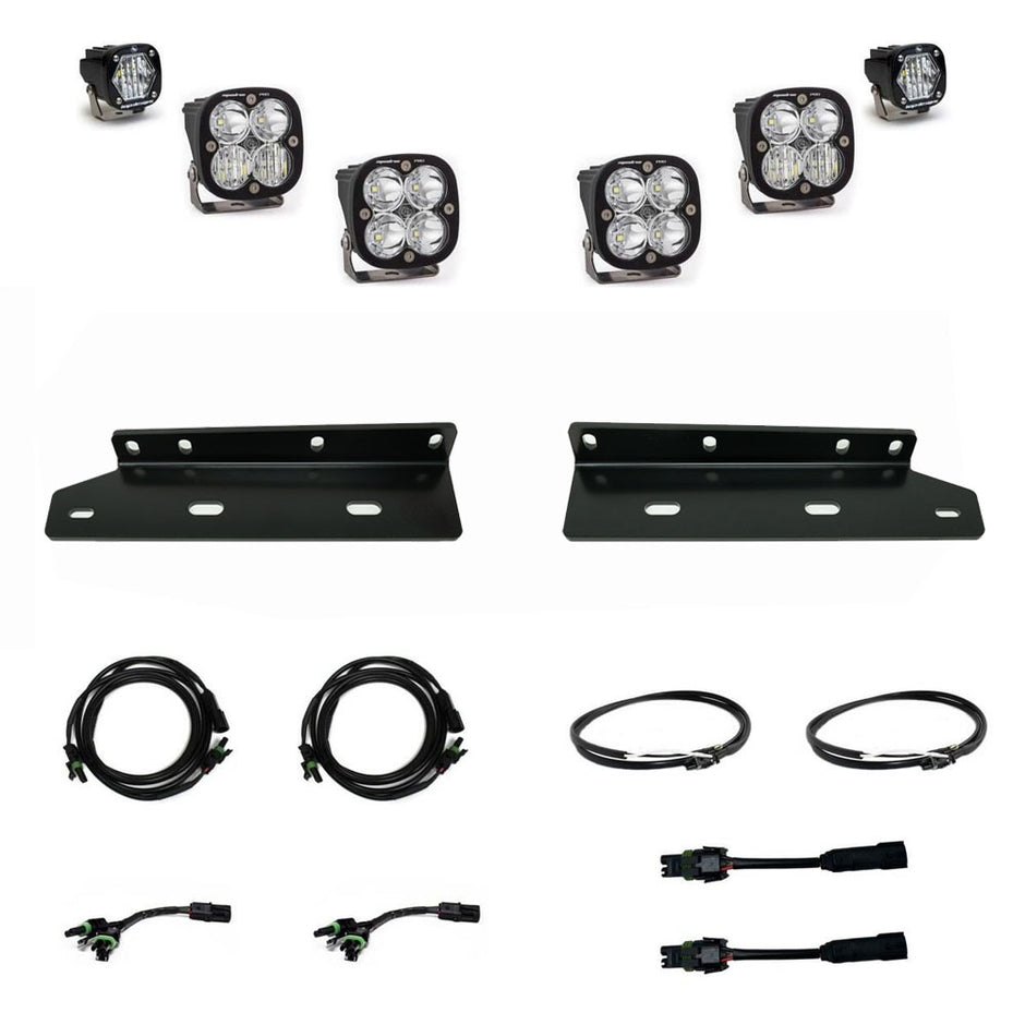 Squadron Pro/S1 Fog Pocket Kit - '21-26 F-150 Raptor (Multi-Pattern; Clear)