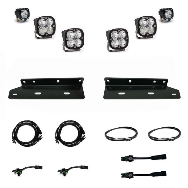 Squadron Pro/S1 Fog Pocket Kit - '21-26 F-150 Raptor (Multi-Pattern; Clear)
