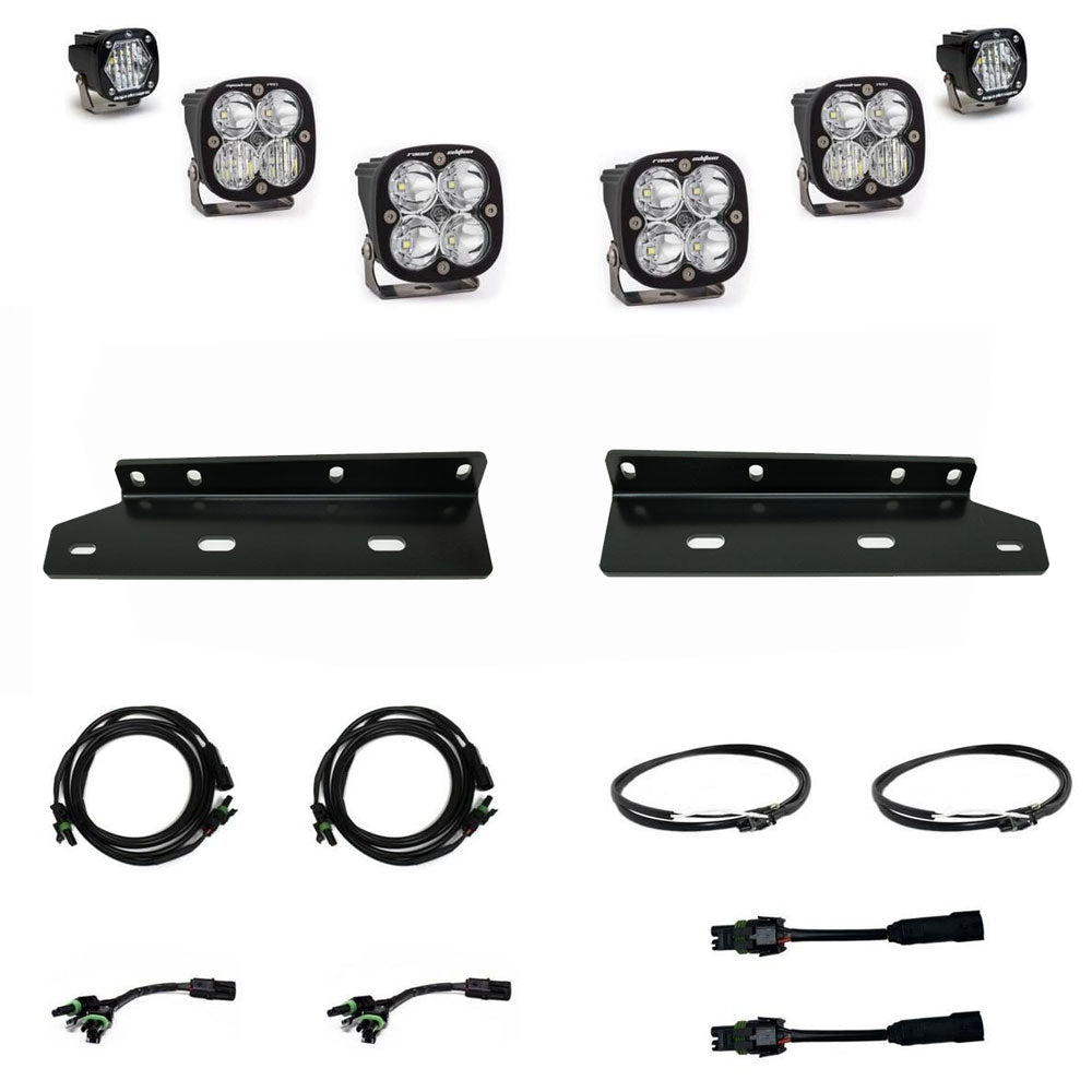 Squadron Unlimited/S1 Fog Pocket Kit - '21-26 F-150 Raptor (Multi-Pattern; Clear)