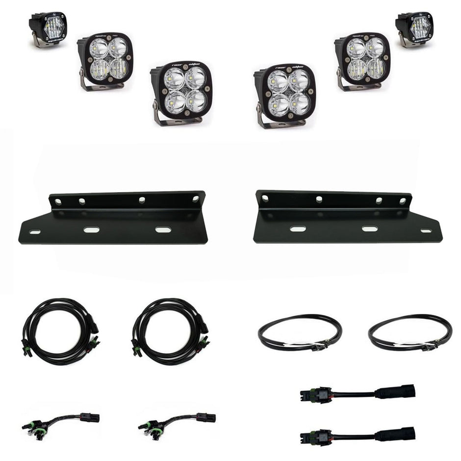 Squadron Unlimited/S1 Fog Pocket Kit - '21-26 F-150 Raptor (Multi-Pattern; Clear)
