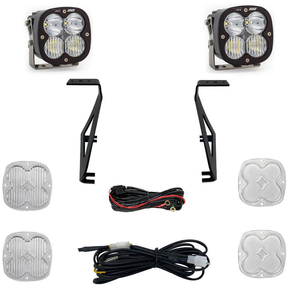 XL80 A-Pillar Kit - '21-26 F-150 Raptor / Raptor R / Raptor 37 (Driving/Combo; Clear)