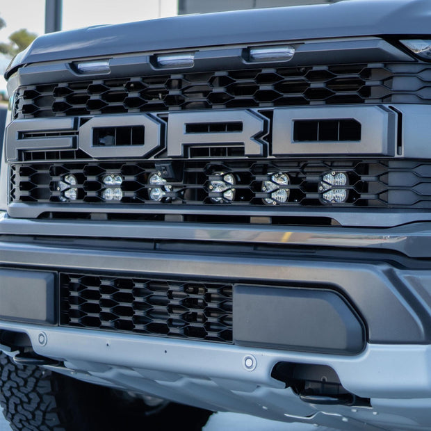 Squadron Sport Behind Grille Kit - '21-26 F-150 Raptor  '24-26 Raptor 37/R (Multi-Pattern; Clear)