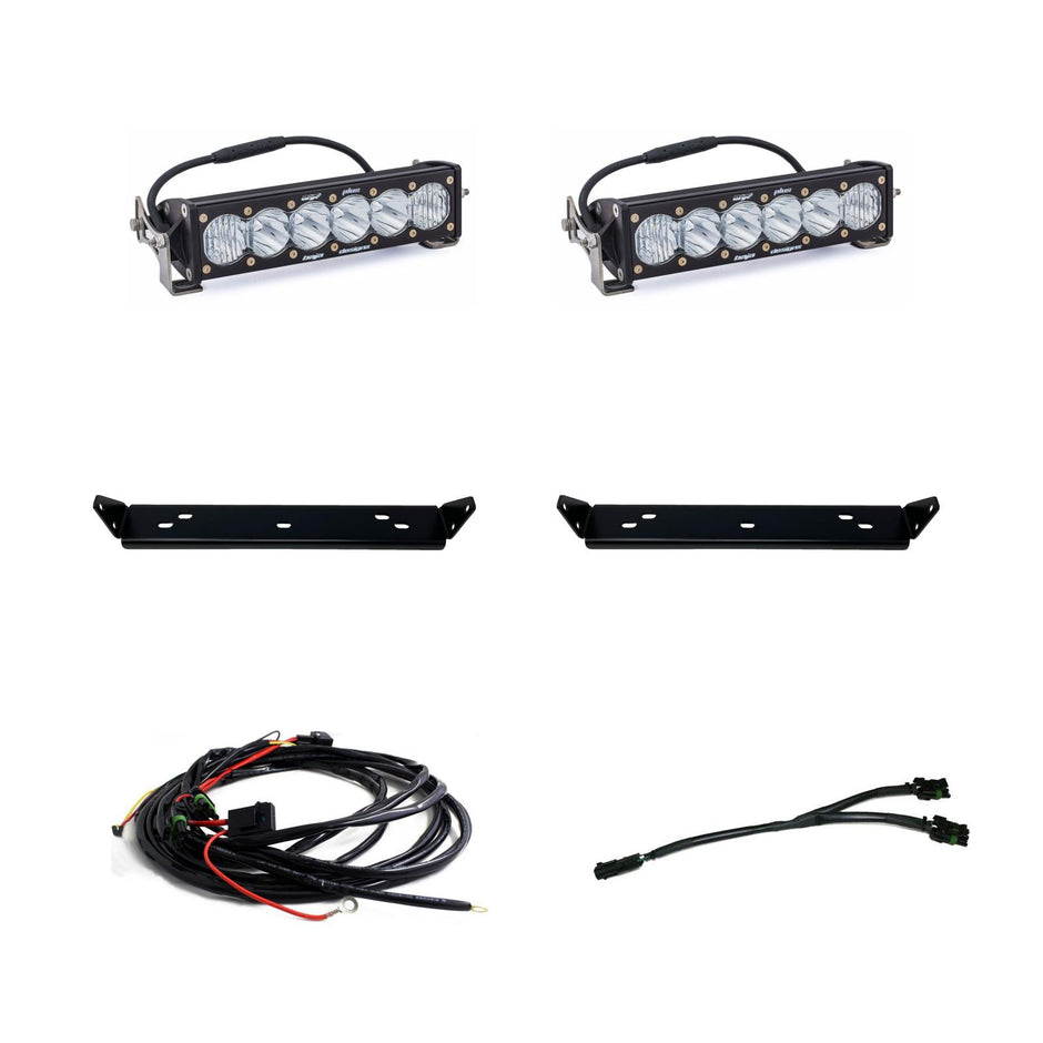 OnX6+ 10 Inch Dual Behind Grille Kit - '21-26 F-150 Raptor  '24-26 Raptor 37/R (Driving/Combo; Clear)