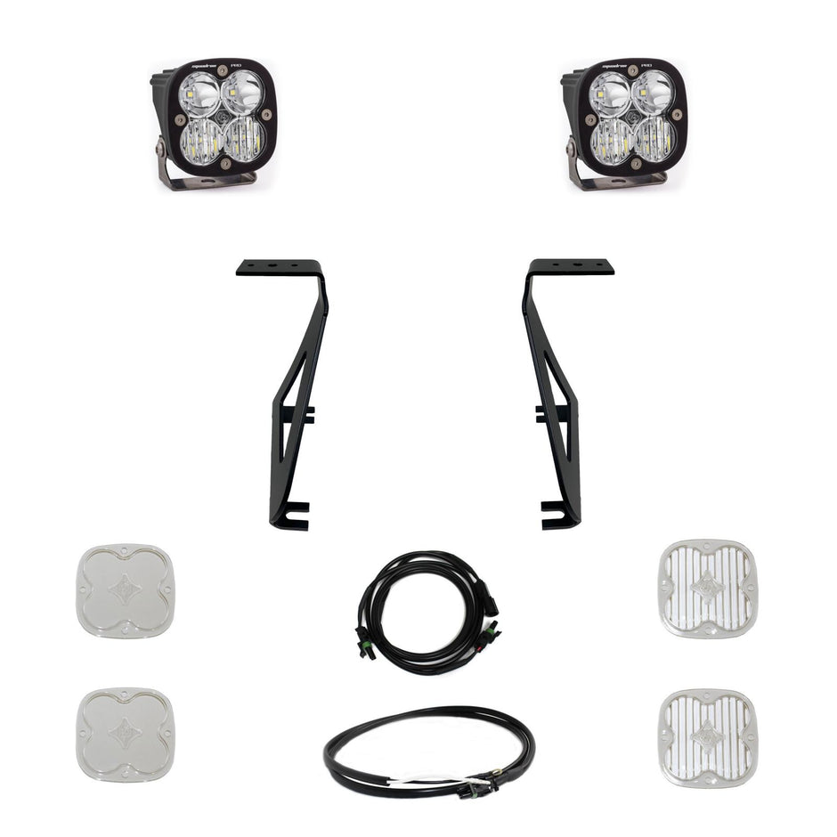 Squadron Pro A-Pillar Kit - '21-26 F-150 Raptor / Raptor R / Raptor 37 (Driving/Combo; Clear)