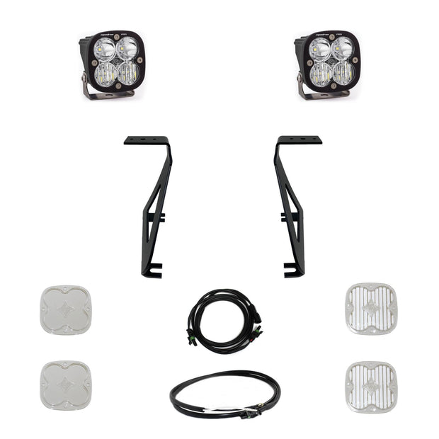 Squadron Pro A-Pillar Kit - '21-26 F-150 Raptor / Raptor R / Raptor 37 (Driving/Combo; Clear)