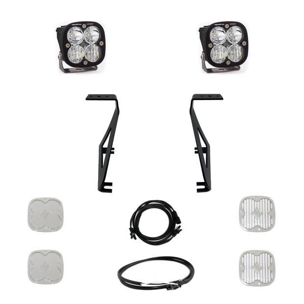 Squadron Sport A-Pillar Kit - '21-26 F-150 Raptor / Raptor R / Raptor 37 (Driving/Combo; Clear)