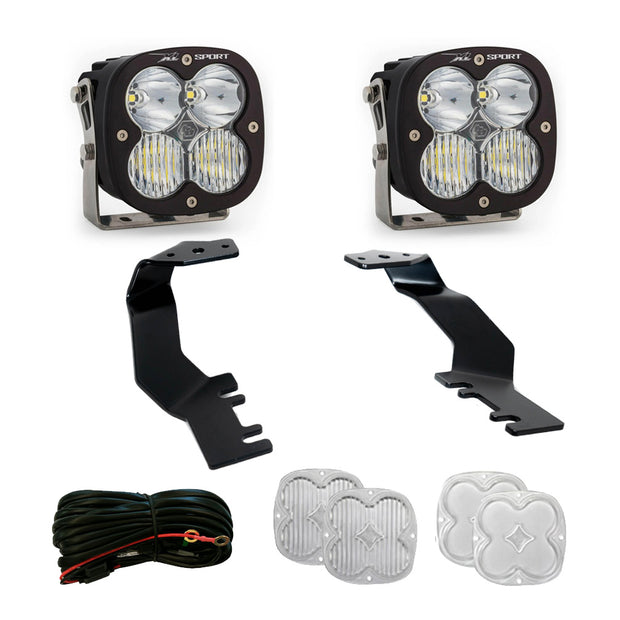 XL Sport A-Pillar Kit - '22-26 Tundra  '23-26 Sequoia (Driving/Combo; Clear)