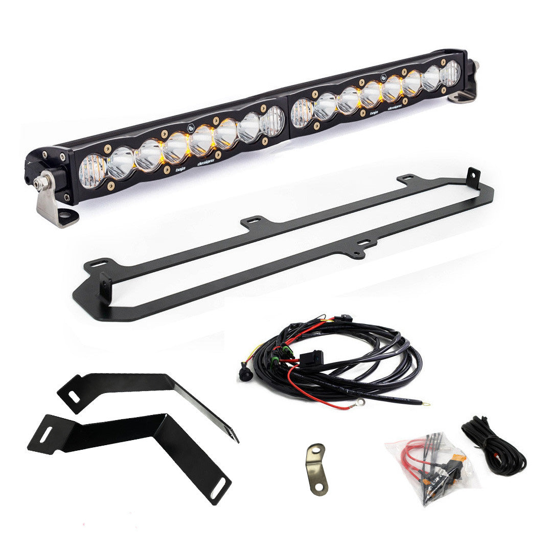 S8 20 Inch Grille Kit - '22-26 Tundra  '23-26 Sequoia; W/ TRD Grill (Driving/Combo; Clear)