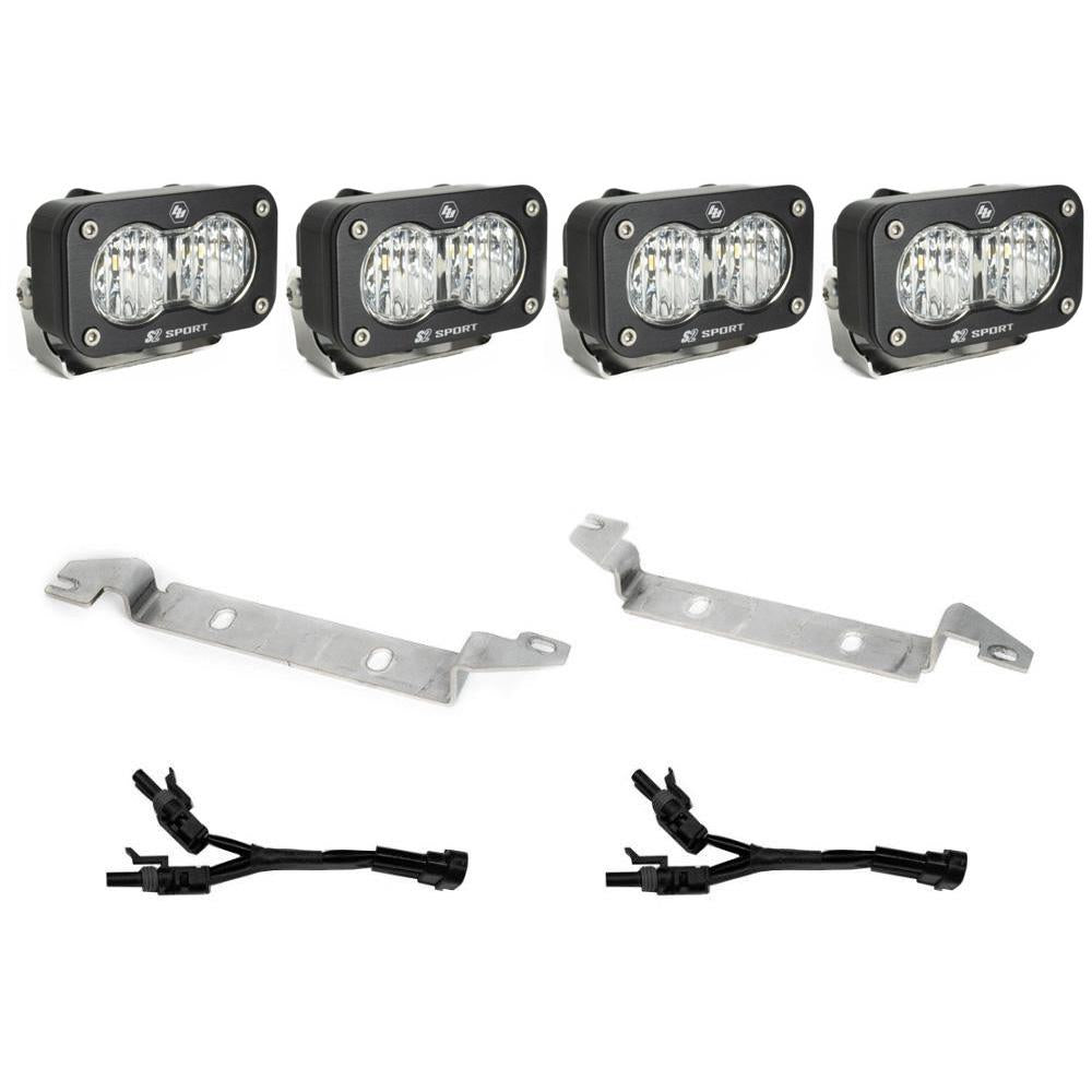 S2 Sport Fog Pocket Kit - '22-26 Tundra (Wide Cornering; Clear)