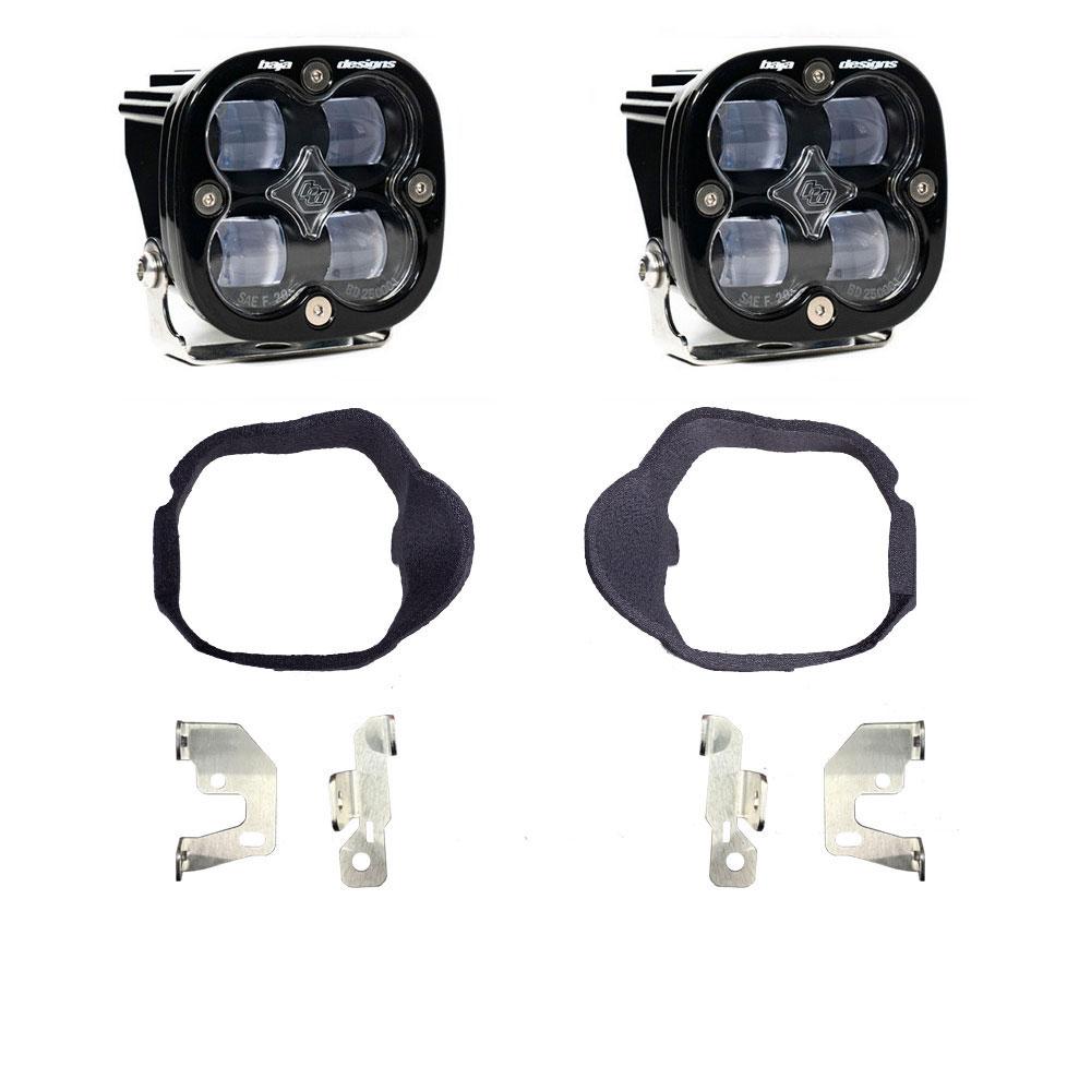 Mercedes Squadron SAE Fog Pocket Light Kit - Mercedes 2014-2018 Sprinter Van (Clear)
