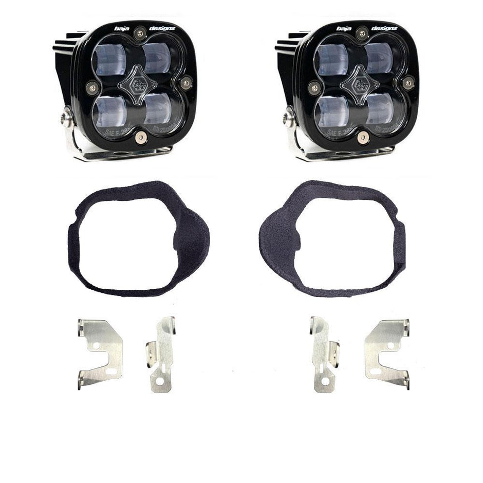 Mercedes Squadron SAE Fog Pocket Light Kit - Mercedes 2014-2018 Sprinter Van (Clear)