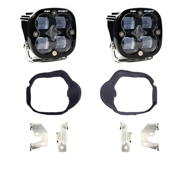 Mercedes Squadron SAE Fog Pocket Light Kit - Mercedes 2014-2018 Sprinter Van (Clear)