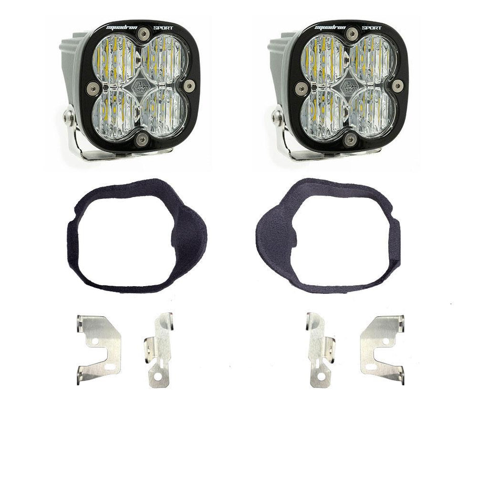 Mercedes Squadron Sport Fog Pocket Light Kit - Mercedes 2014-2018 Sprinter Van (Clear)