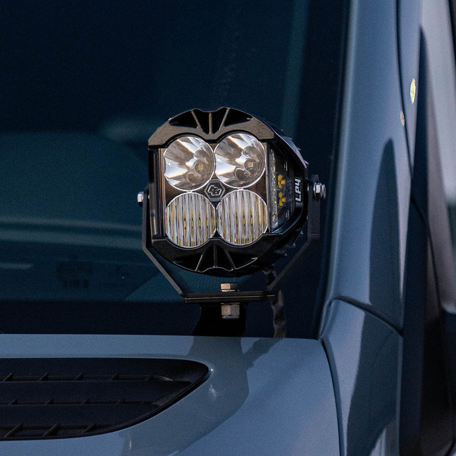 Mercedes Sprinter Van LP4 A-Pillar Kit - Mercedes 2014-2018 Sprinter Van (Driving/Combo; Clear)