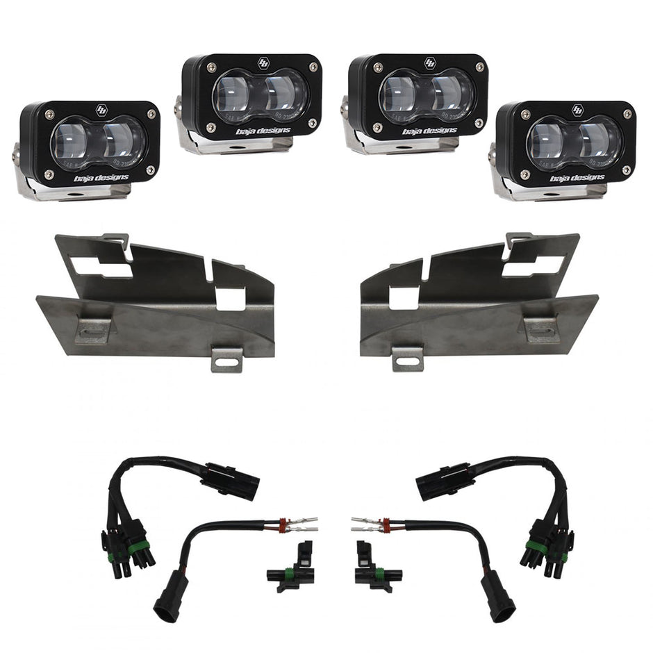 Dodge  Ram Rebel/TRX (19-24)  Dual S2 SAE Fog Pocket Kit
