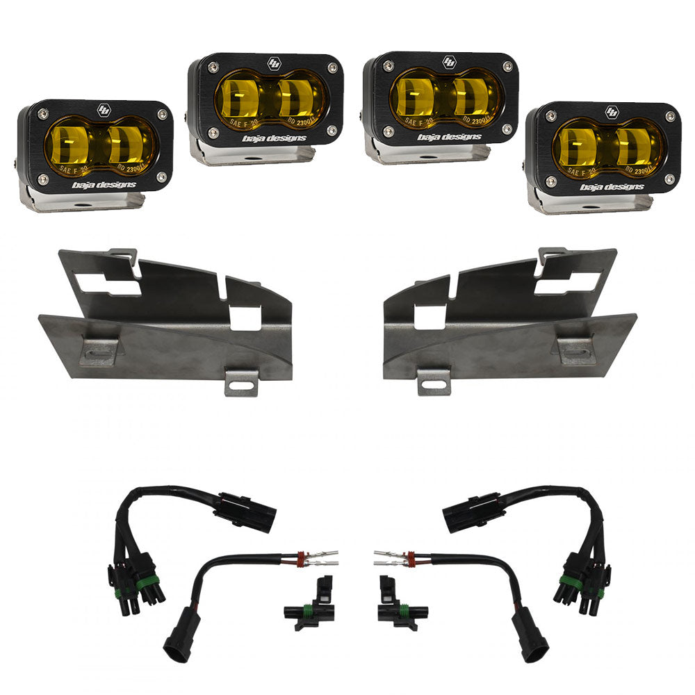 Dodge  Ram Rebel/TRX (19-24)  Dual S2 SAE Amber FPK