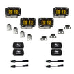 S2 SAE Amber Fog Pocket Kits - Ford '21-26 F-150 Raptor  '24-26 F-150 Raptor 37/R