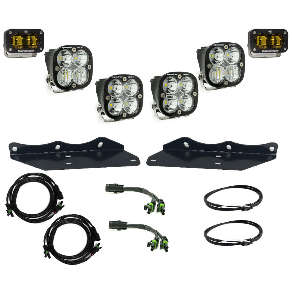 Ford  Raptor (17-20) Fog Pocket Kit S2 SAE Amber 