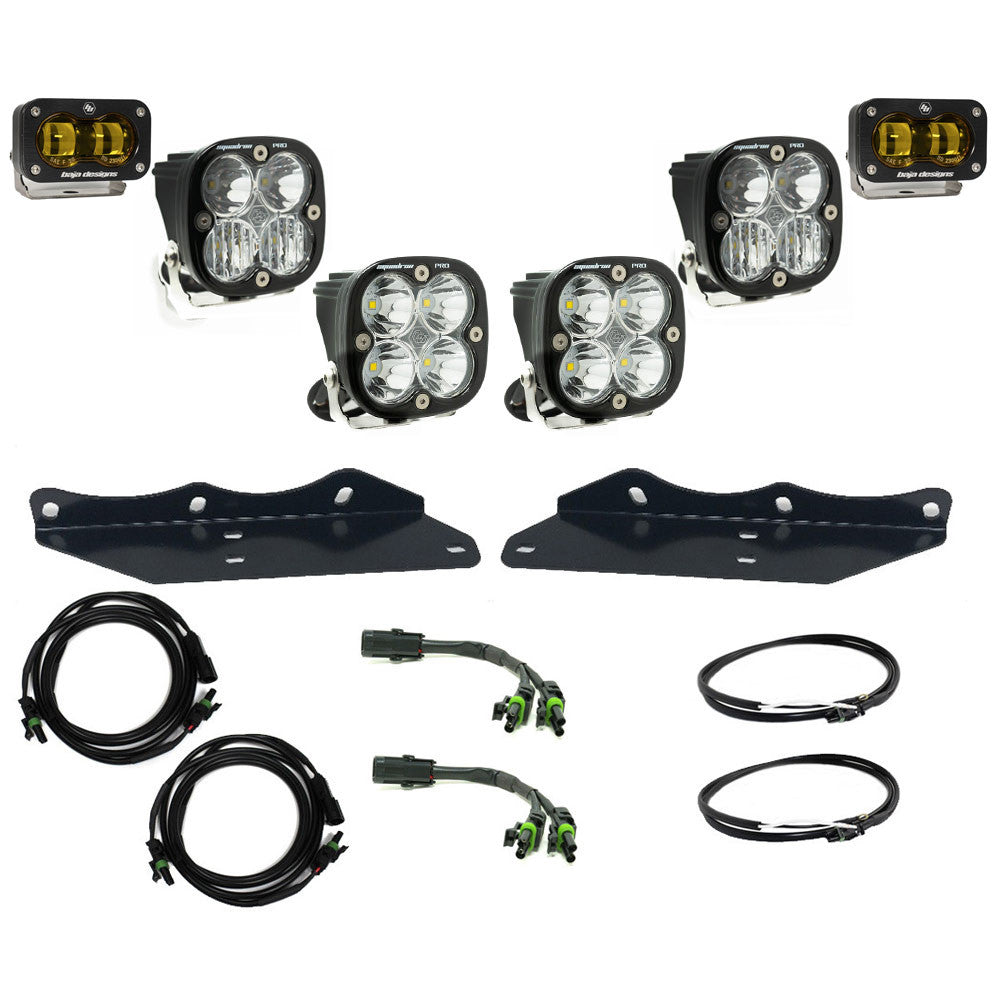 Ford  Raptor (17-20) Fog Pocket Kit S2 SAE Amber 