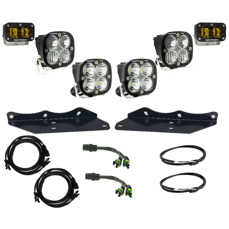 Ford  Raptor (17-20) Fog Pocket Kit S2 SAE Amber 