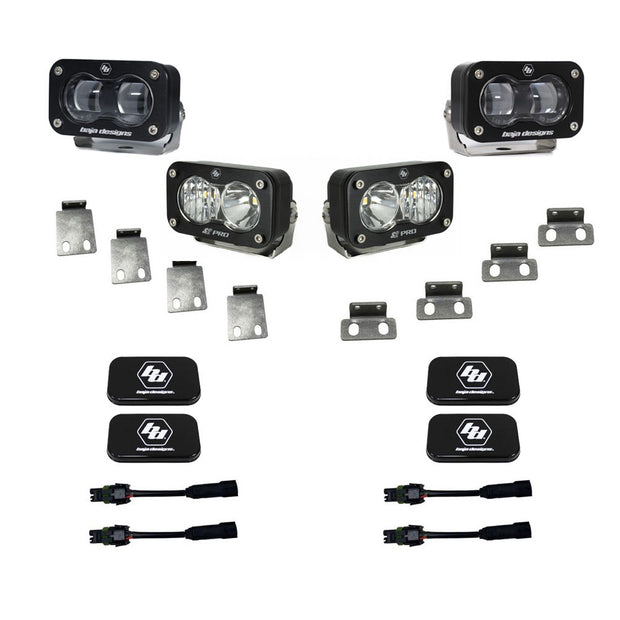 S2 SAE/S2 Pro Fog Pocket Kits - Ford '21-26 F-150 Raptor  '23-26 Bronco Raptor  '24-26 F-150 Raptor 37/R