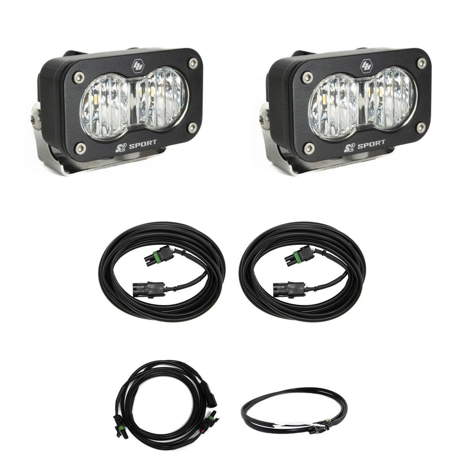 S2 Sport W/C  Reverse Kit W/ Upfitter (Wide Cornering; Clear; Upfitter Wiring)