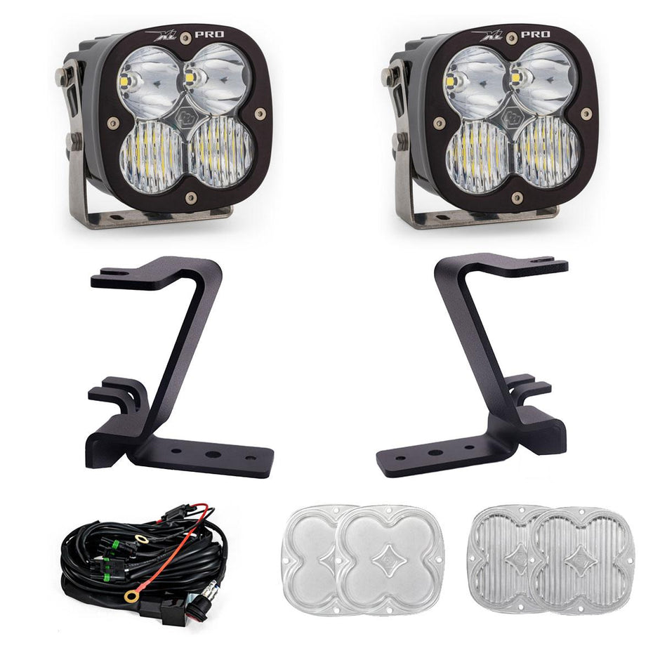 XL ProA-Pillar Kit - 2023-26 FordF-250/350 Super Duty (Driving/Combo; Clear; Toggle Wiring)