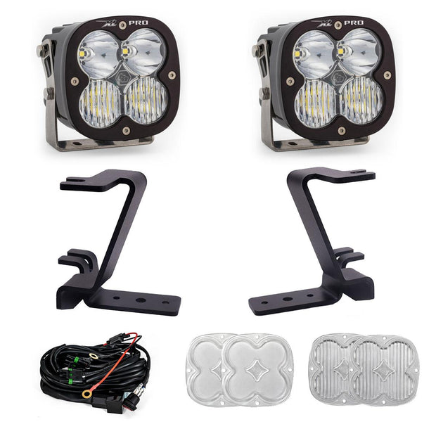 XL ProA-Pillar Kit - 2023-26 FordF-250/350 Super Duty (Driving/Combo; Clear; Toggle Wiring)