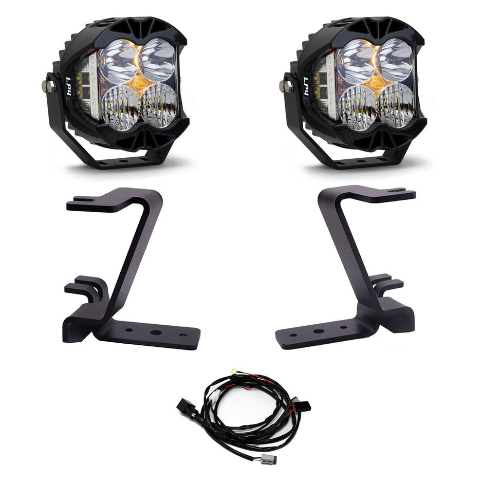 LP4 A-Pillar Kit - 2023-26 Ford F-250/350 Super Duty (Driving/Combo; Clear; Toggle Wiring)