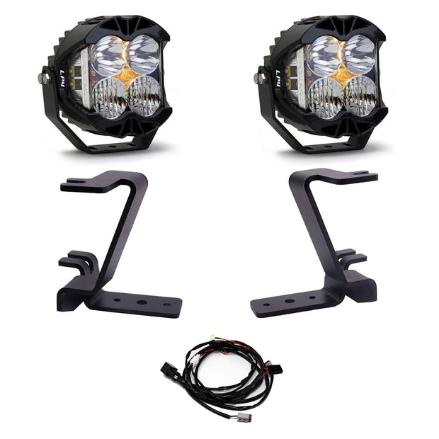 LP4 A-Pillar Kit - 2023-26 Ford F-250/350 Super Duty (Driving/Combo; Clear; Toggle Wiring)