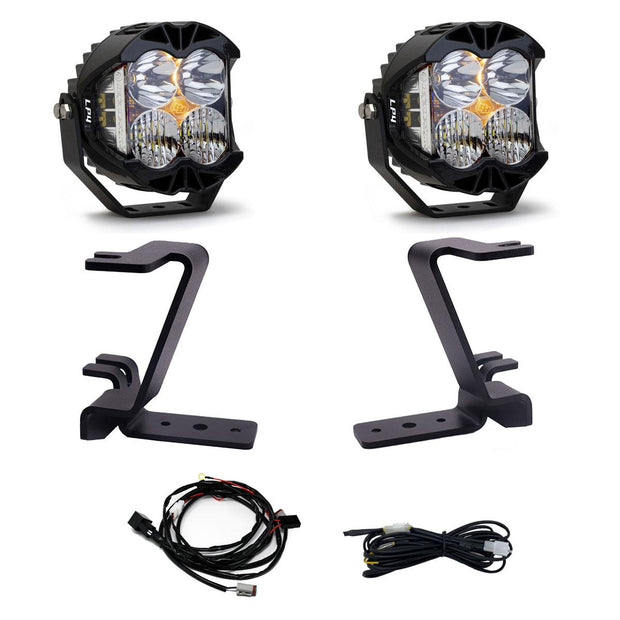 LP4 A-Pillar Kit - 2023-26 Ford F-250/350 Super Duty (Driving/Combo; Clear; Upfitter Wiring)