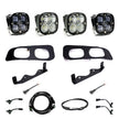 Squadron SAE/Sport Fog Pocket Kit - 2023-26 Ford F-250/350 Super Duty (SAE Fog; Clear; Upfitter Wiring)
