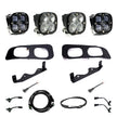 Squadron SAE/Pro Fog Pocket Kit - 2023-26 Ford F-250/350 Super Duty (SAE Fog; Clear; Upfitter Wiring)