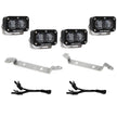 S2 SAE OEM Fog Light Replacement Kit - 2024-2026 Toyota Tacoma (SAE Spot; Clear)