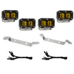S2 SAE OEM Fog Light Replacement Kit - 2024-2026 Toyota Tacoma (SAE Spot; Baja Amber)