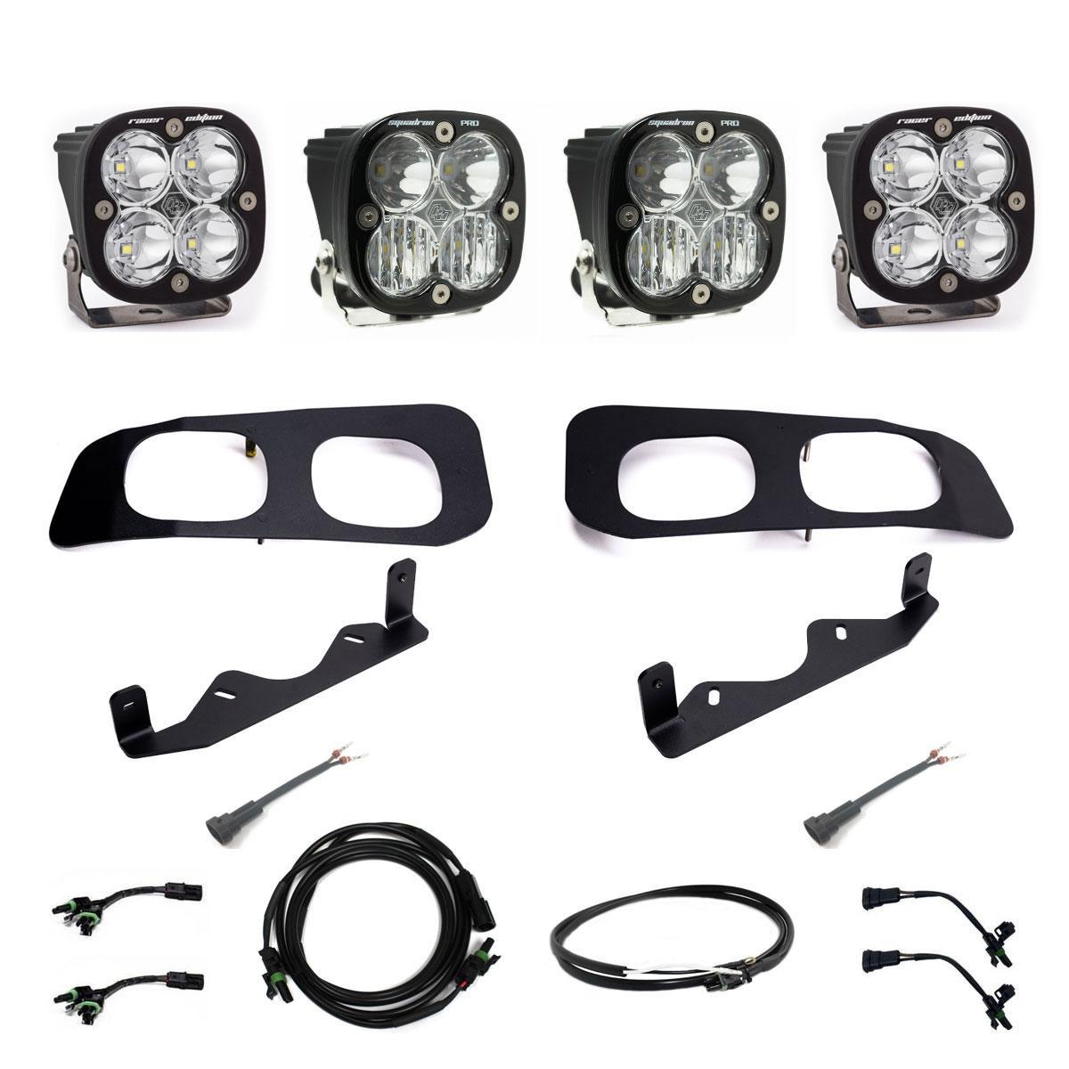 2023-26 Ford Super Duty Dual Unlimited Fog Pocket Upfitter Kit