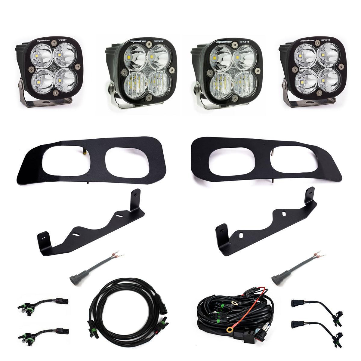 2023-26 Ford Super Duty Dual Sportsmen Fog Pocket Kit