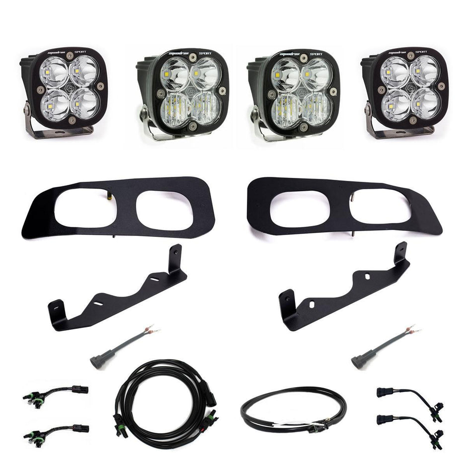 2023-26 Ford Super Duty Dual Sportsman Fog Pocket Upfitter Kit