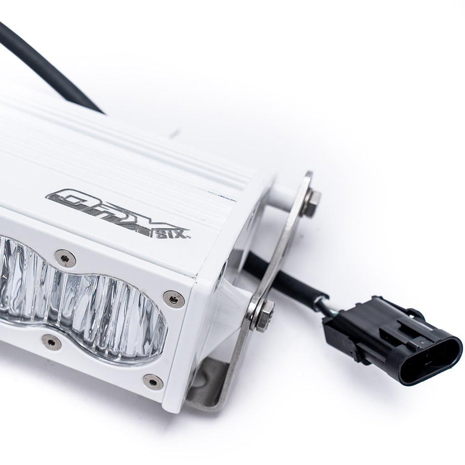 OnX6+ White Straight LED Light Bar (10 Inch; Driving/Combo; Clear)