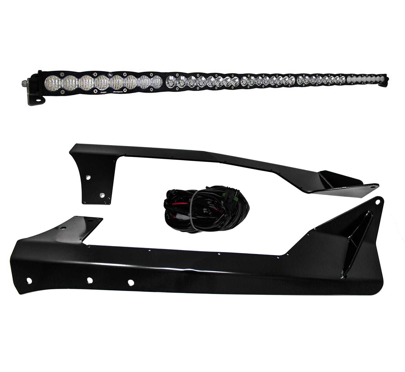 S8 50 Inch Roof Mount Kit - '07-18 Wrangler JK (Driving/Combo; Clear)