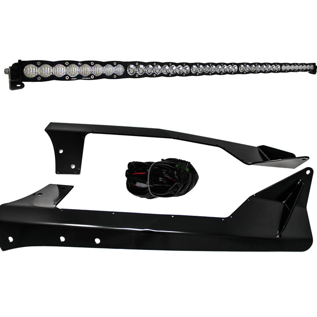 S8 50 Inch Roof Mount Kit - '07-18 Wrangler JK (Driving/Combo; Clear)